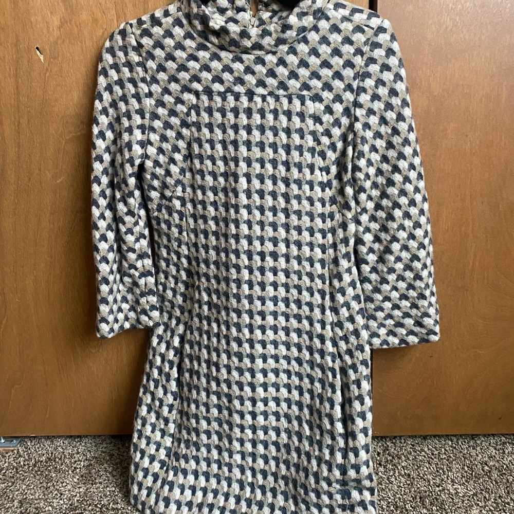 Vintage 1960’s Kasper Wool Long Sleeve Dress
